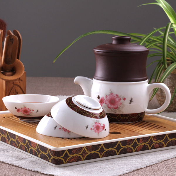 唐山骨质瓷整套功夫茶具